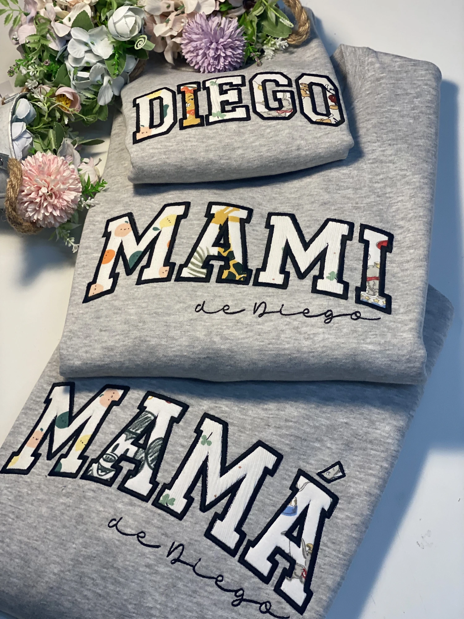 Recuerdo con la ropa del bebé
